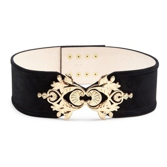 Balmain Velvet Leather Waist Belt – 100% Authentic - Picture 3 of 13